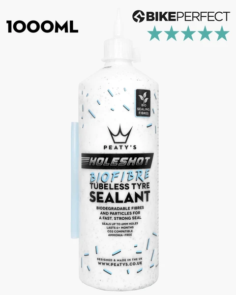 PEATY'S Holeshot BioFibre tubeless sealant 1 liter